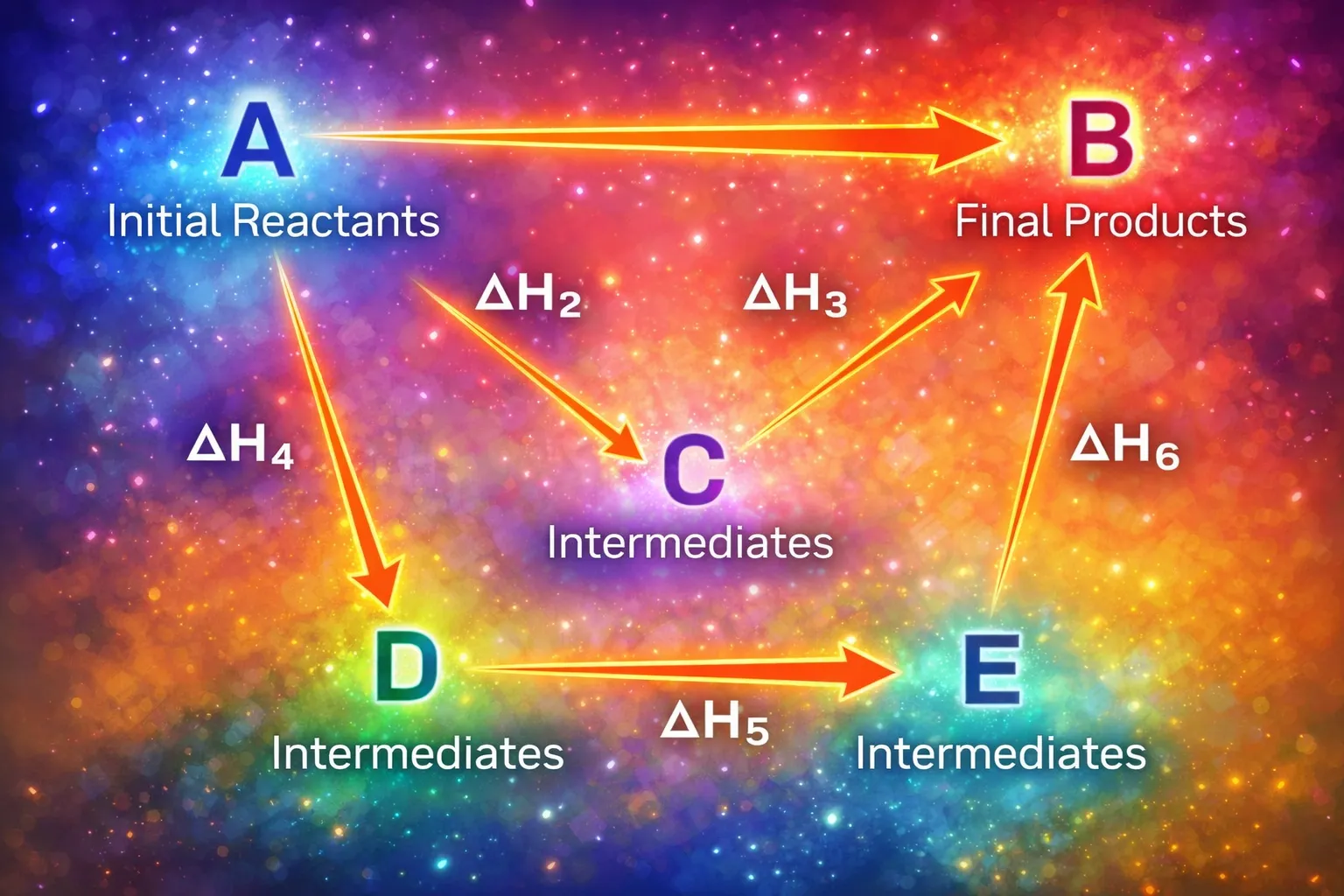 Hess law path independence